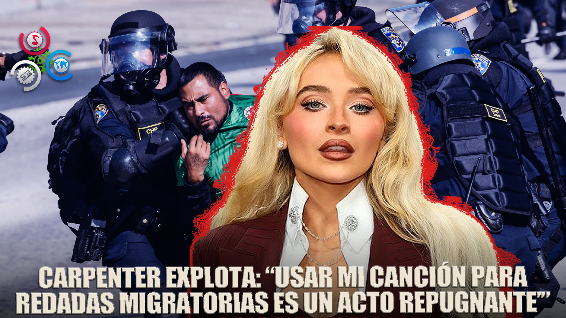 Sabrina Carpenter Tilda De “repugnante” Uso De Su Canción En Video De Redadas