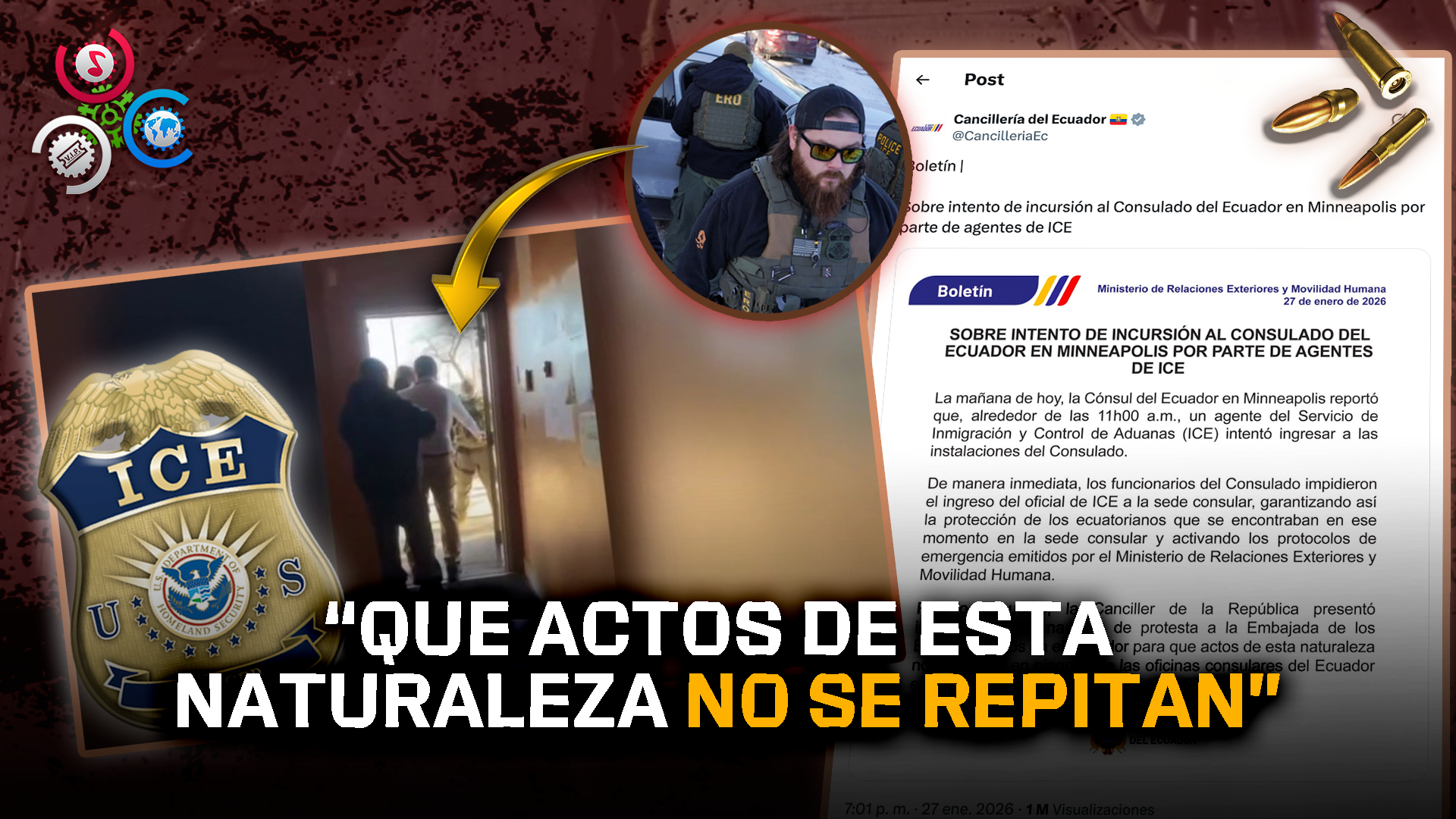 Ecuador Impide Acceso De ICE A Su Sede Consular En Minneapolis