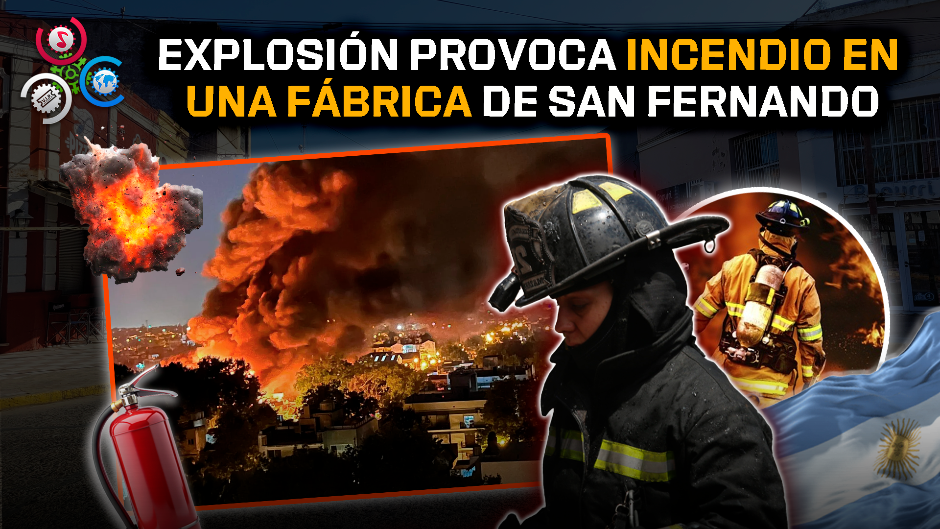 Explosión En Fábrica Química De San Fernando Provoca Incendio Y Amplio Operativo