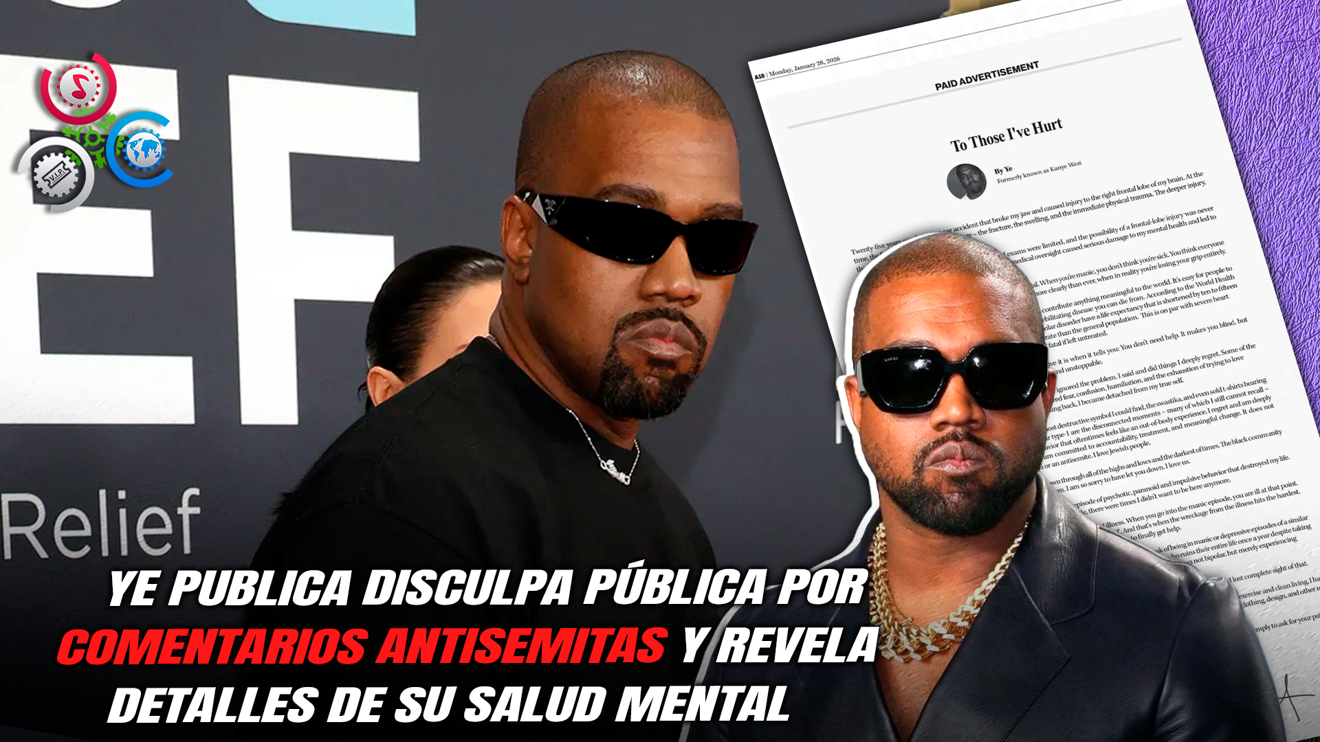 Kanye West Reconoce Episodio Maníaco Y Niega Ser Nazi En Carta En El Wall Street Journal