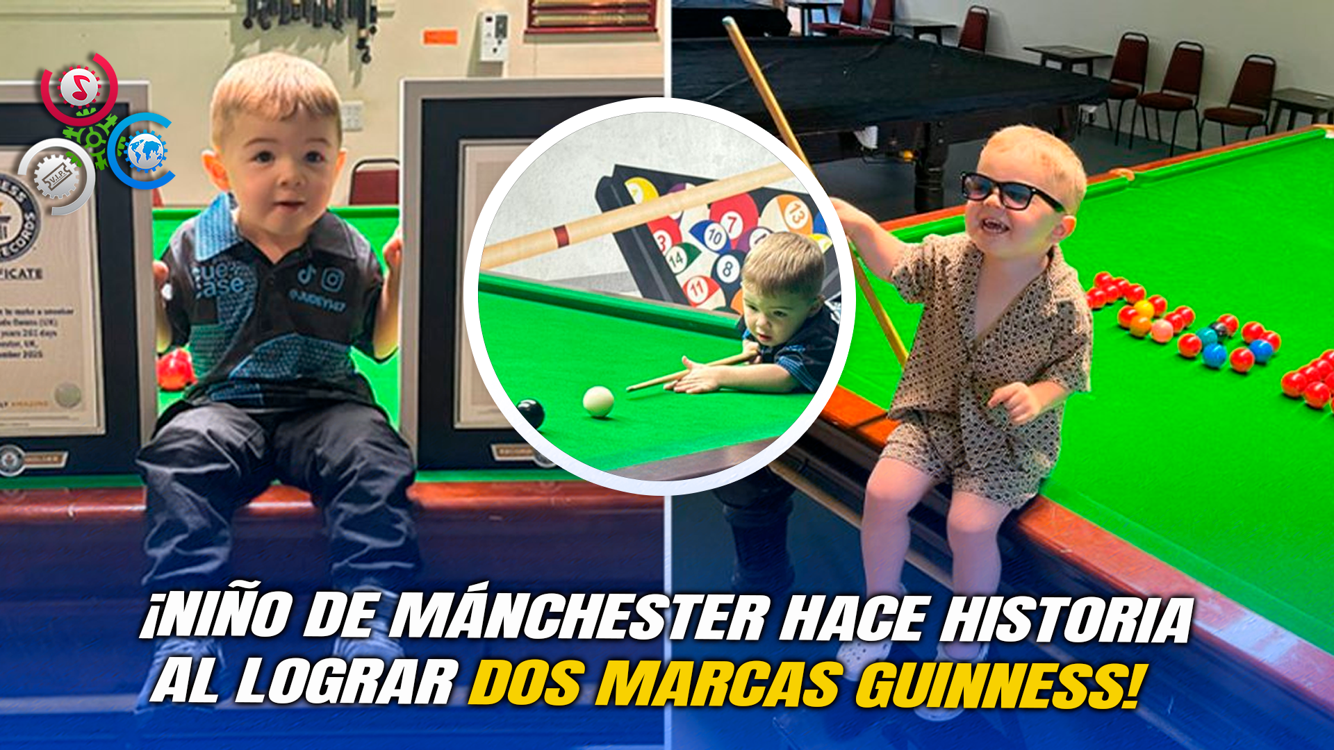 Niño De Dos Años Bate Dos Récords Guinness De Billar Y Sorprende Al Mundo