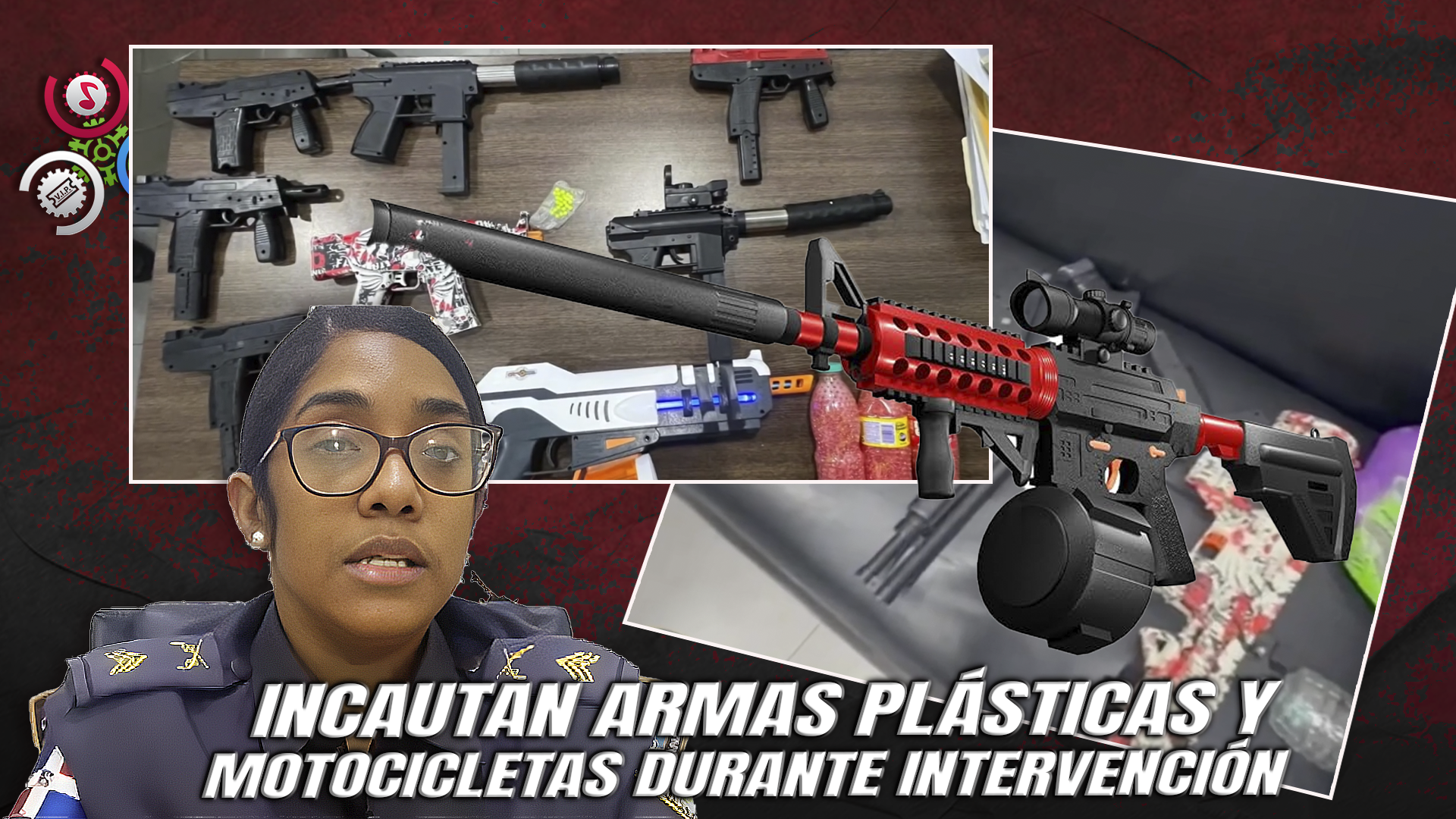 Policía Detiene A 18 Jóvenes Por Uso De Pistolas De Hidrogel Y Desórdenes En San Pedro De Macorís