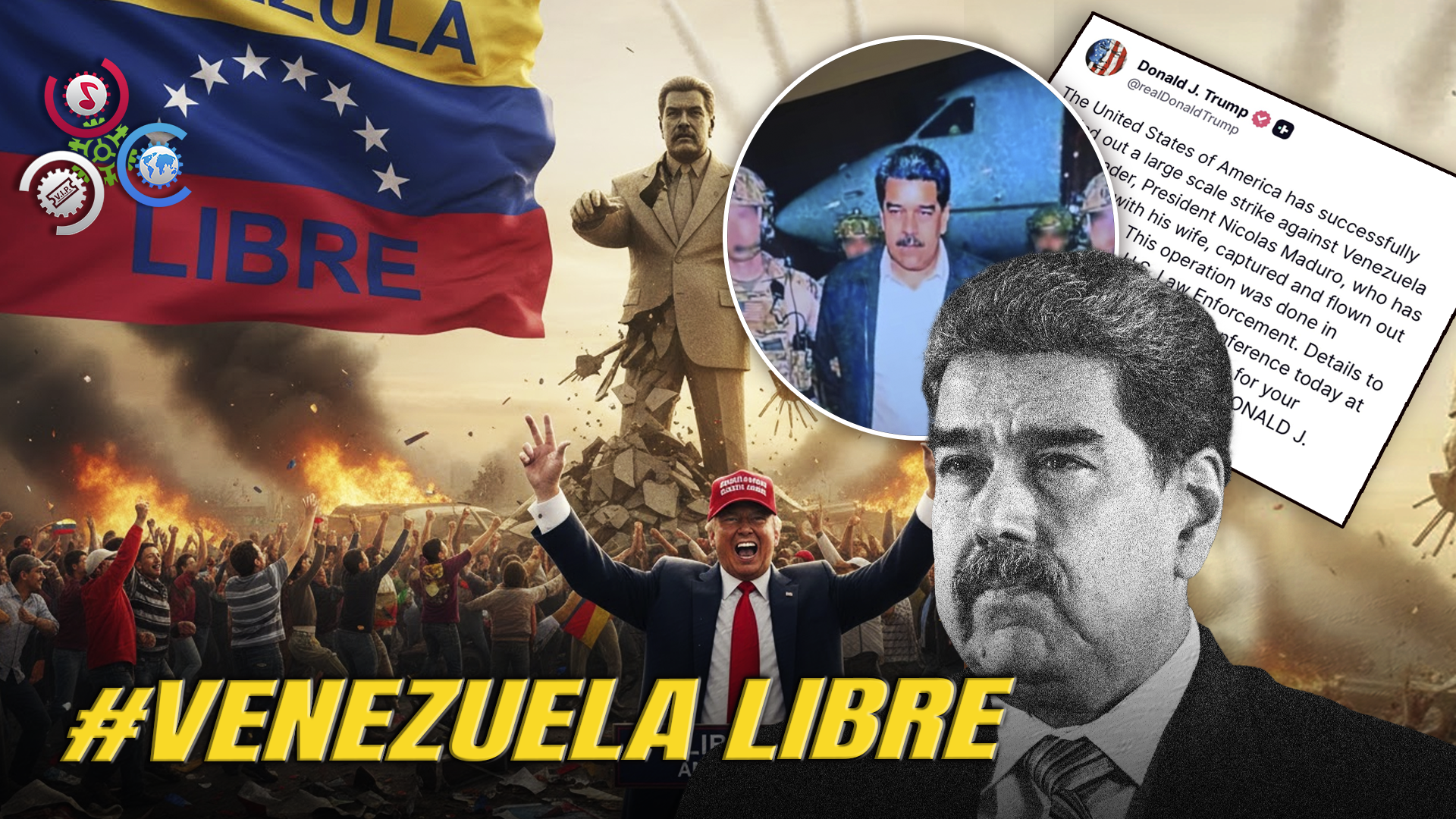 ¡CAYÓ MADURO!: Presidente Trump Afirma Que EE. UU. Capturó A Presidente De Venezuela En Un “operativo Brillante”