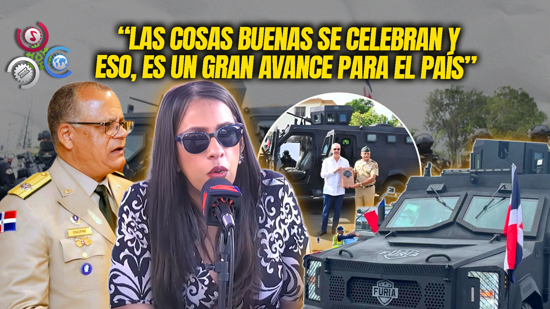 Susana Gautreau Celebra Avances De Las FFAA Con La Llegada De “FURIA”, El Primer Blindado Ensamblado En RD