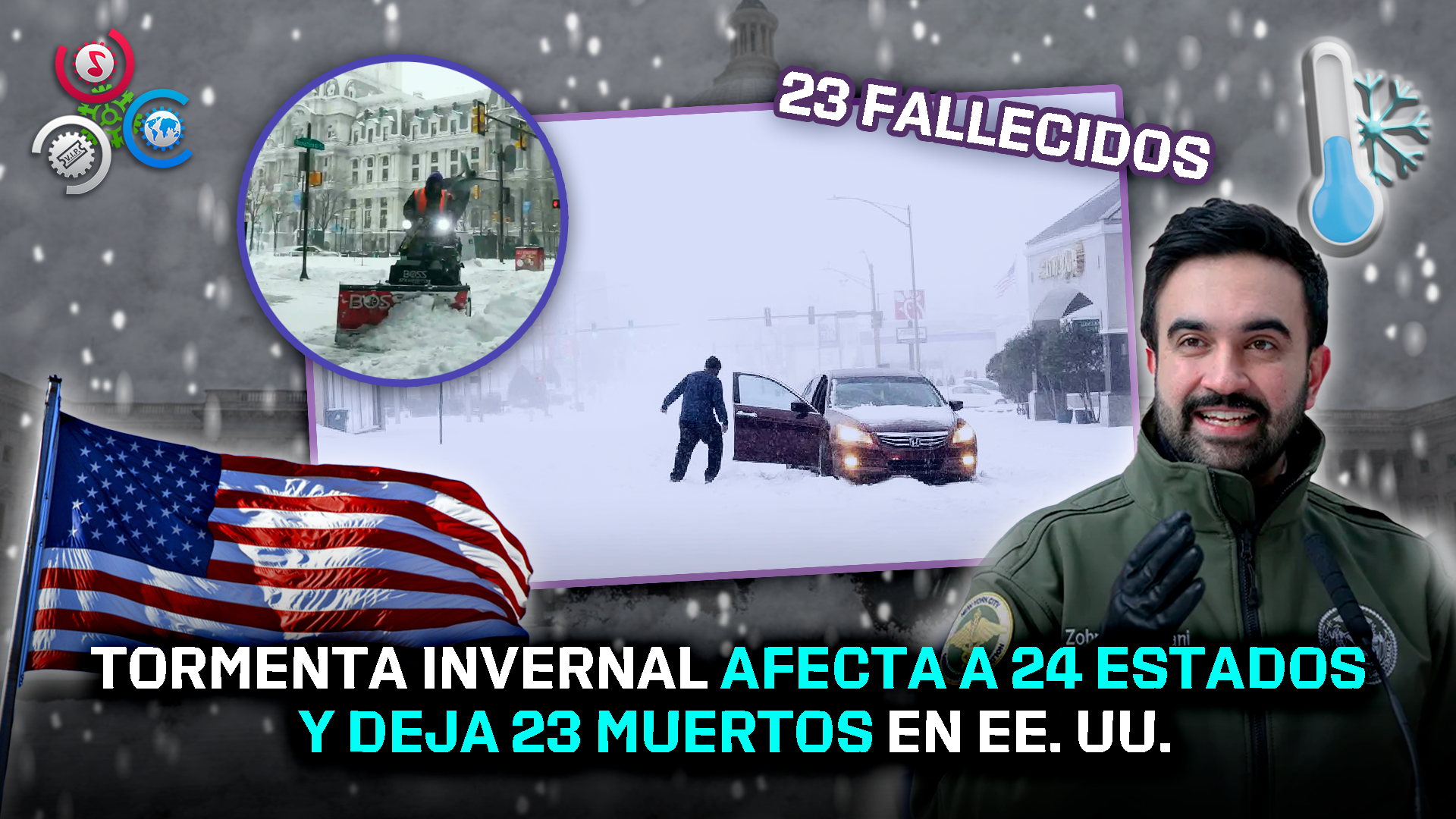 Tormenta Invernal Afecta A 24 Estados Y Deja 23 Muertos En EE. UU.