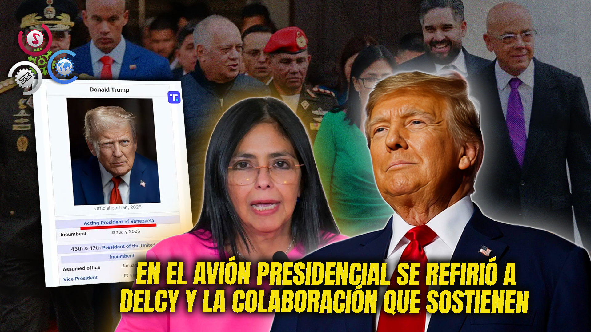Trump Confirma Que Contempla Reunirse Con Delcy Rodríguez En Medio De Críticas Por Una Foto