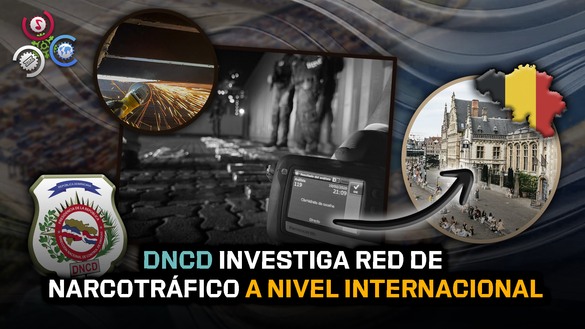 Cocaína En Caucedo Con Destino A Bélgica Resultó Frustrada Por DNCD