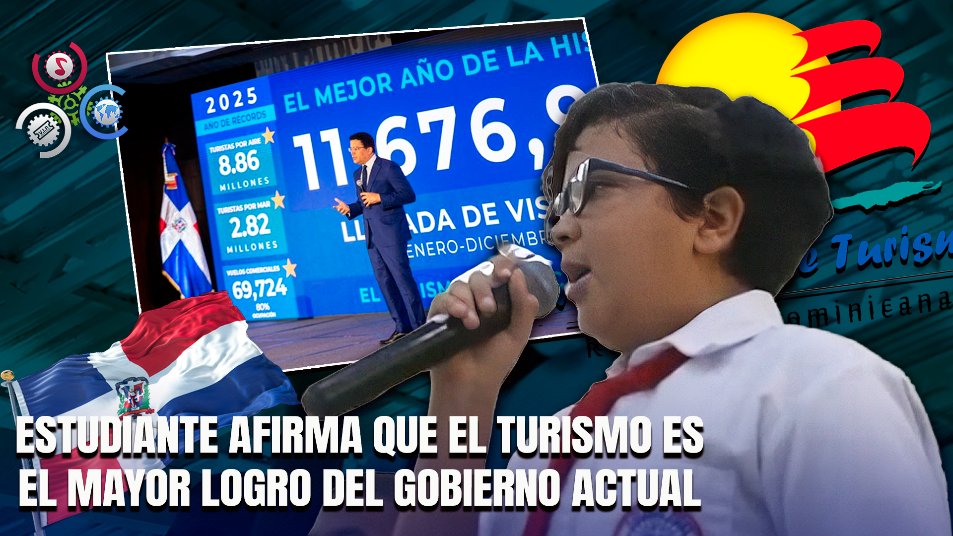 Niño Destaca El Turismo Como La Estadística Más Importante Del Gobierno Durante Evento Escolar