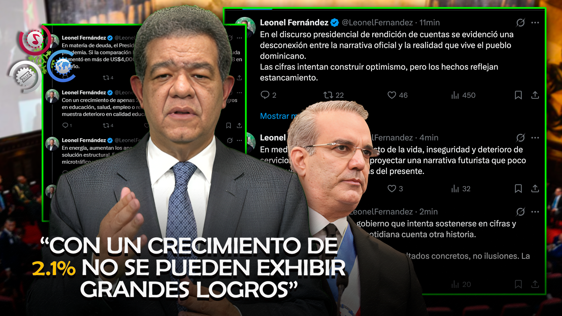 “Fue Un Discurso Lleno De Cifras, Pero Alejado De La Realidad”, Critica Leonel Tras Rendición De Cuentas De Abinader