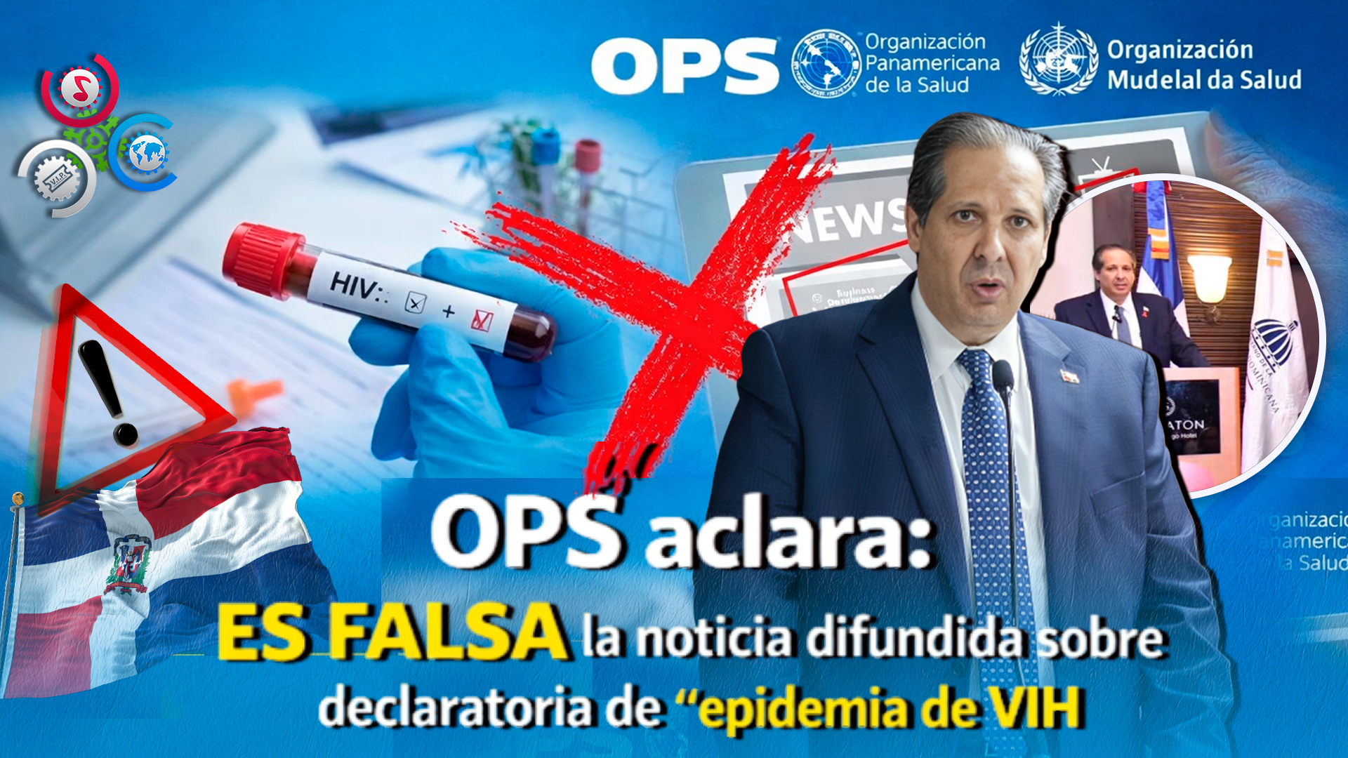 OPS Aclara Y Desmiente Noticia Difundida Sobre Declaratoria De “epidemia De VIH En República Dominicana”