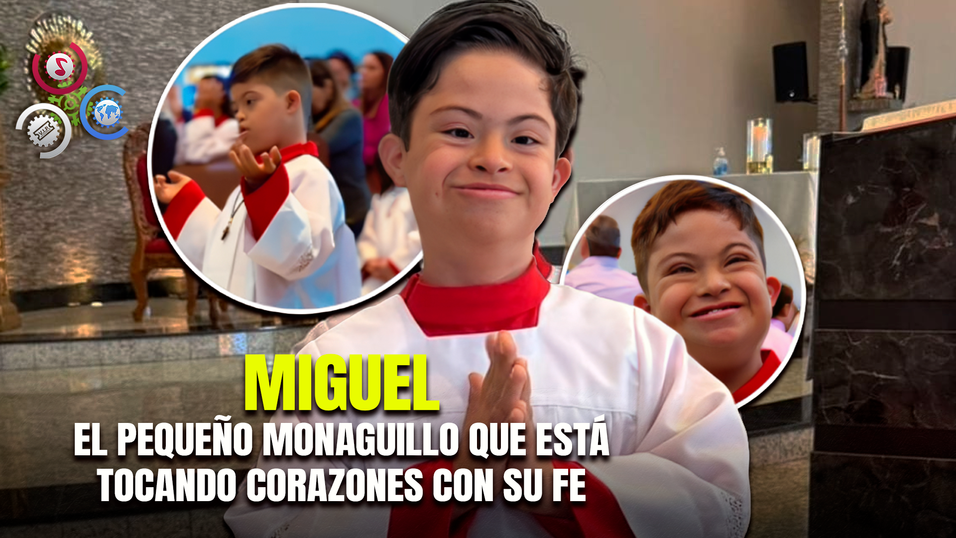 Niño Con Síndrome De Down Conmueve A Su Parroquia Sirviendo Como Monaguillo