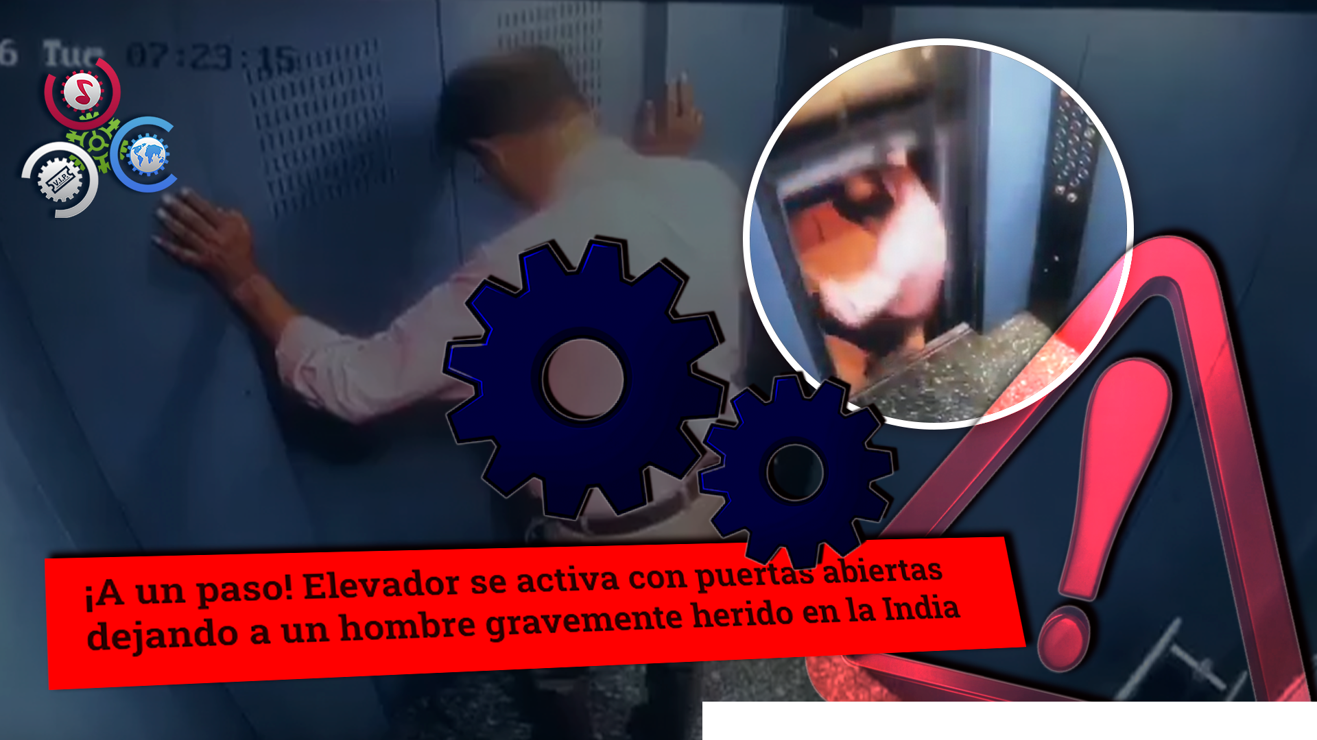 Hombre Sobrevive Milagrosamente Tras Activarse Un Ascensor Con Las Puertas Abiertas