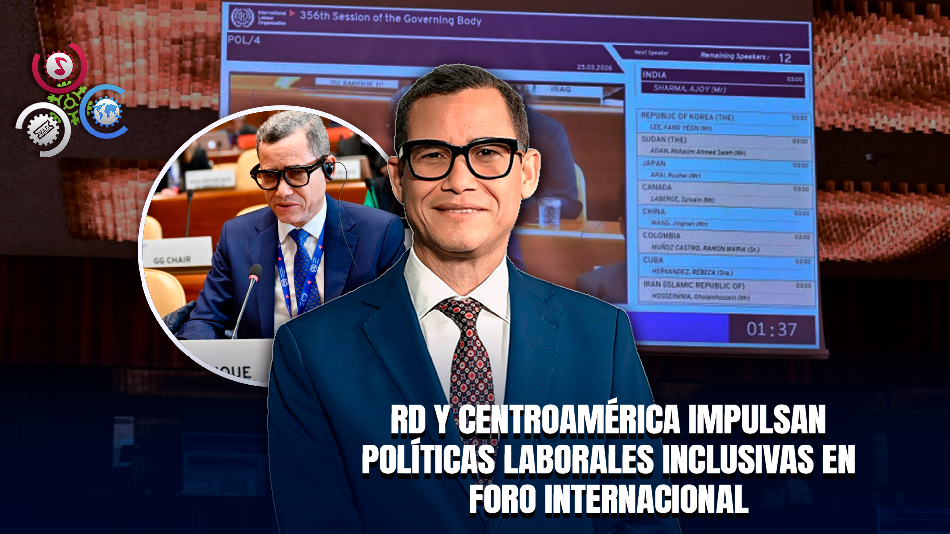 Ministro Eddy Olivares Ortega Reafirma Compromiso Con El Trabajo Decente Ante La OIT