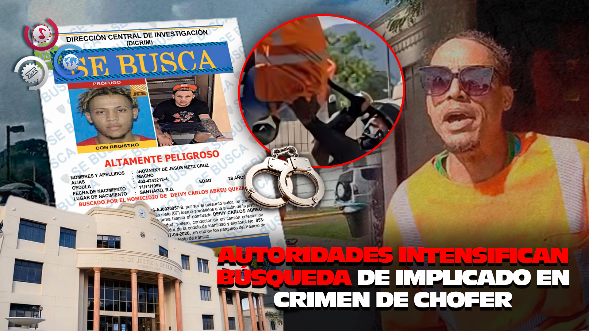 Policía Identifica A Presunto Autor De Muerte De Chofer En Santiago Y Lo Califica Como “altamente Peligroso”