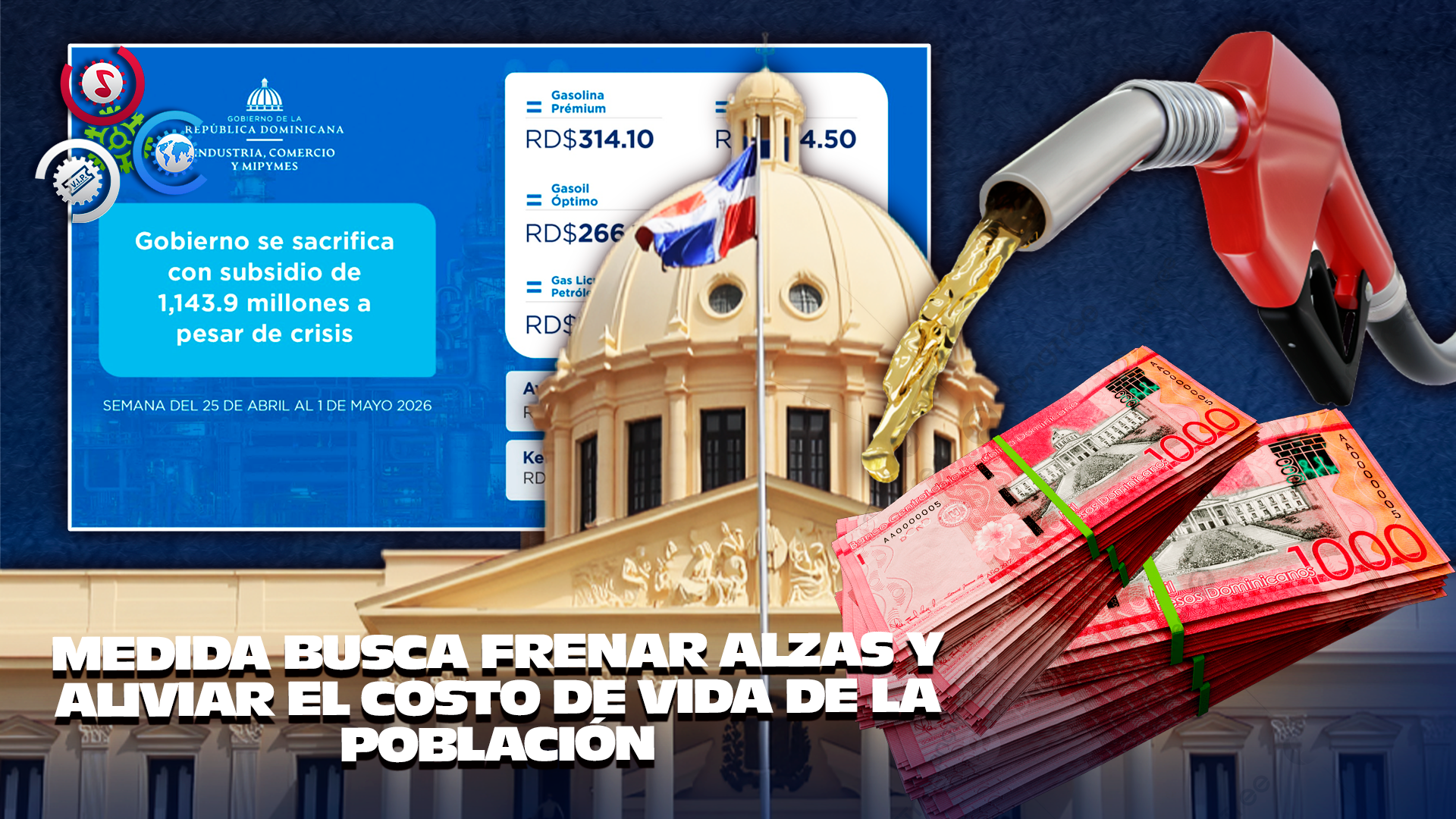 Gobierno Destina Más De RD$8,700 Millones Para Subsidiar Combustibles En Seis Semanas