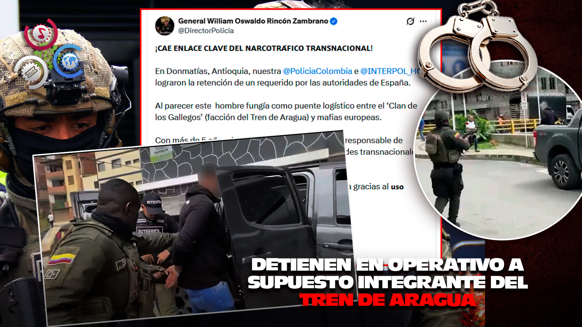 Capturan En Plena Vía Pública A Presunto Miembro Del Tren De Aragua Requerido Por España