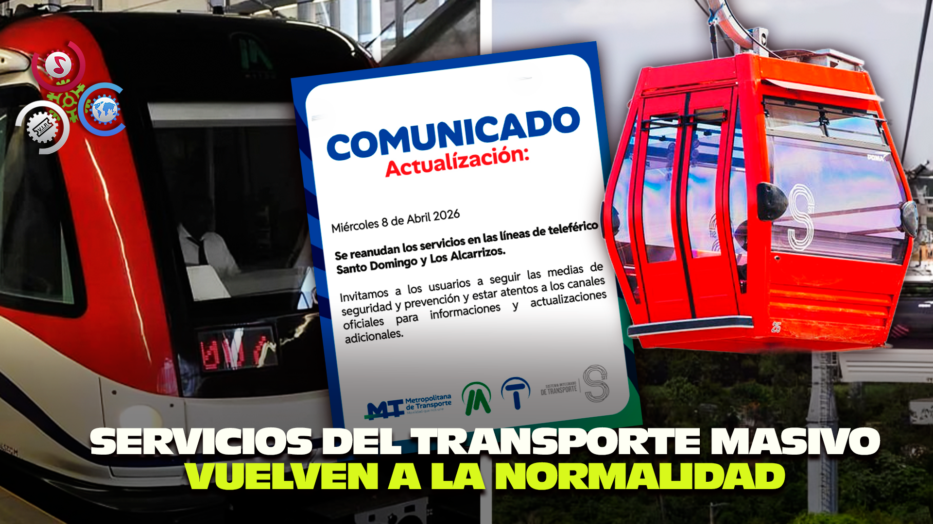 Reanudan Operaciones Del Teleférico Y Metro Tras Suspensión Por Lluvias