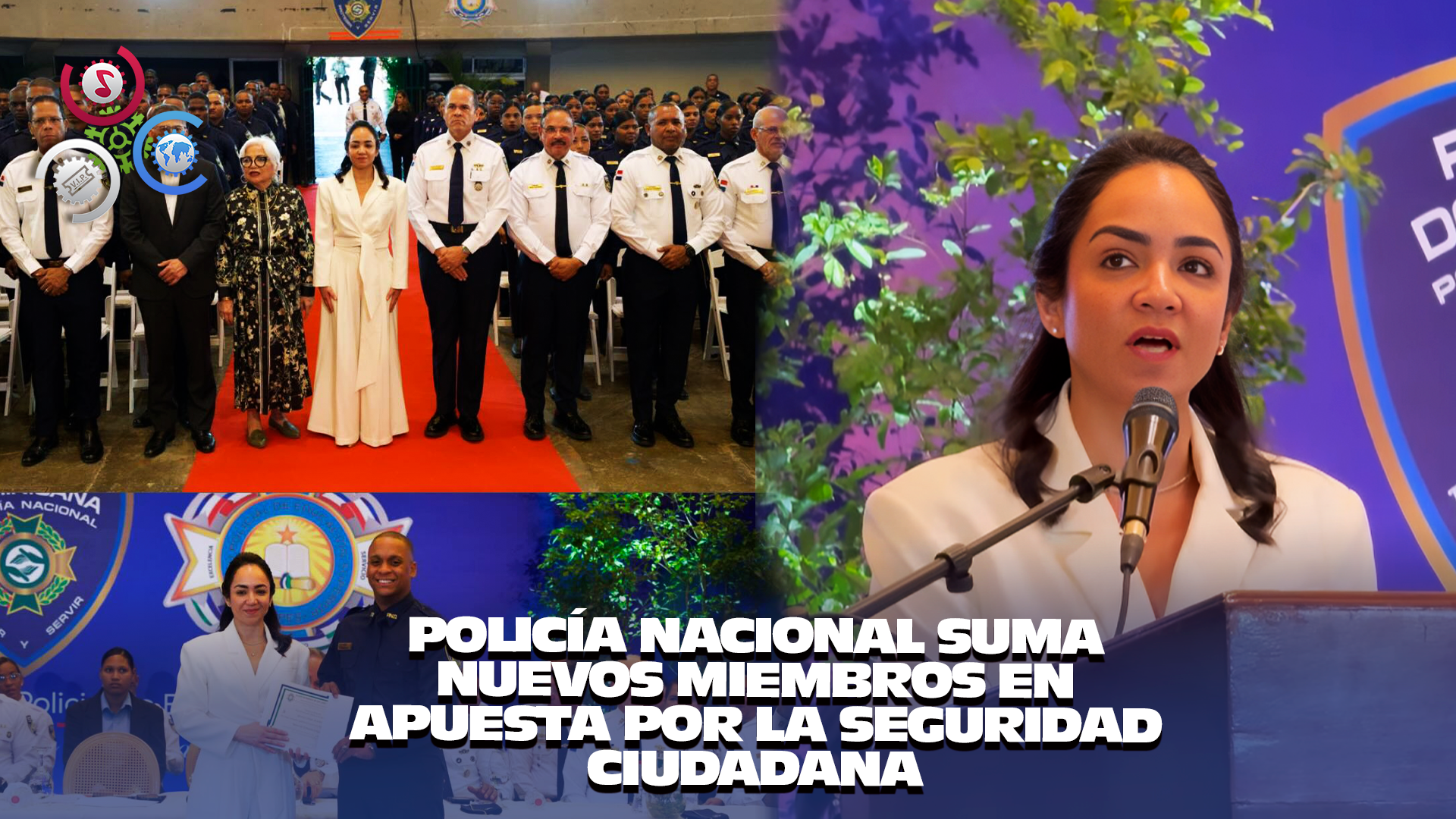 Faride Raful Juramenta Más De 2,300 Nuevos Agentes Policiales