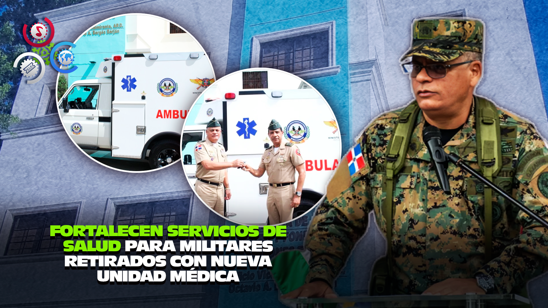 Ministro Carlos Antonio Onofre Dota De Nueva Ambulancia A Pensionados Militares