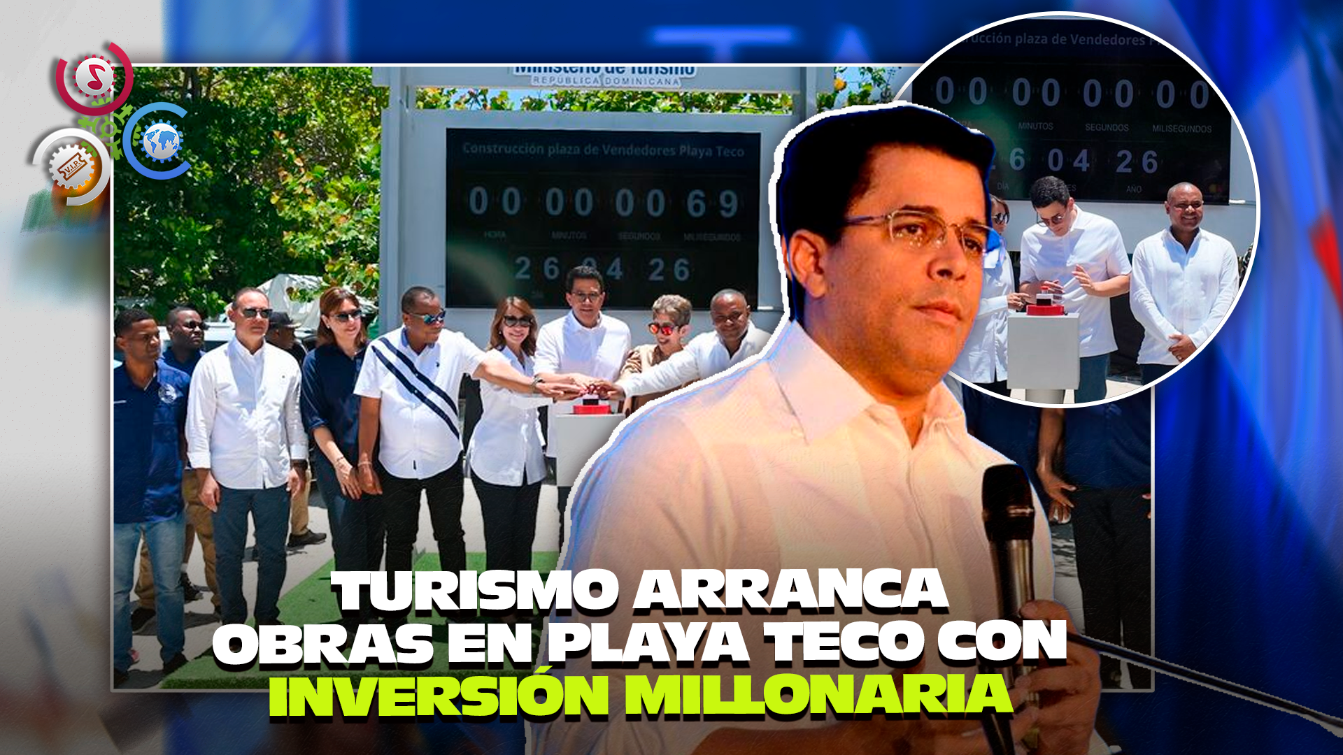 Ministro David Collado Deja Iniciado Trabajo De Remozamiento De Playa Teco En Puerto Plata