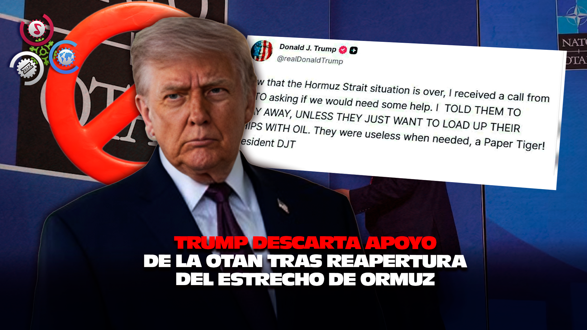 Presidente Trump Rechaza Ayuda Militar De La OTAN En Medio De Tensiones Con Irán