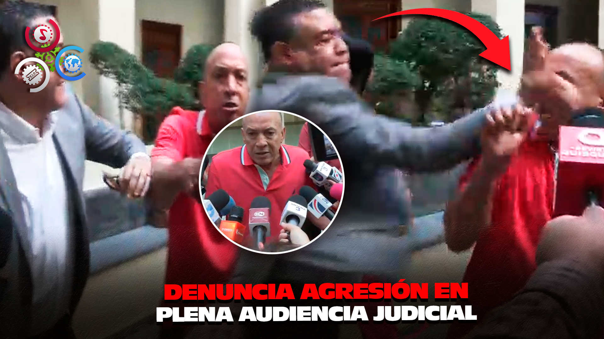 Comunicador Golpea A Hombre Que Perdió Su Hijo En Tragedia Del 8 De Abril Set Durante Audiencia