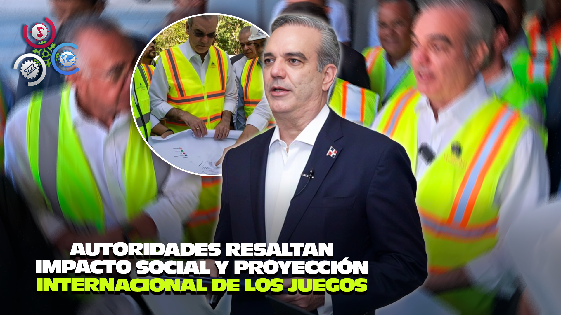 Presidente Abinader Recorre Instalaciones Del Palacio De Deporte Y Destaca Ritmo Acelerado De Preparación