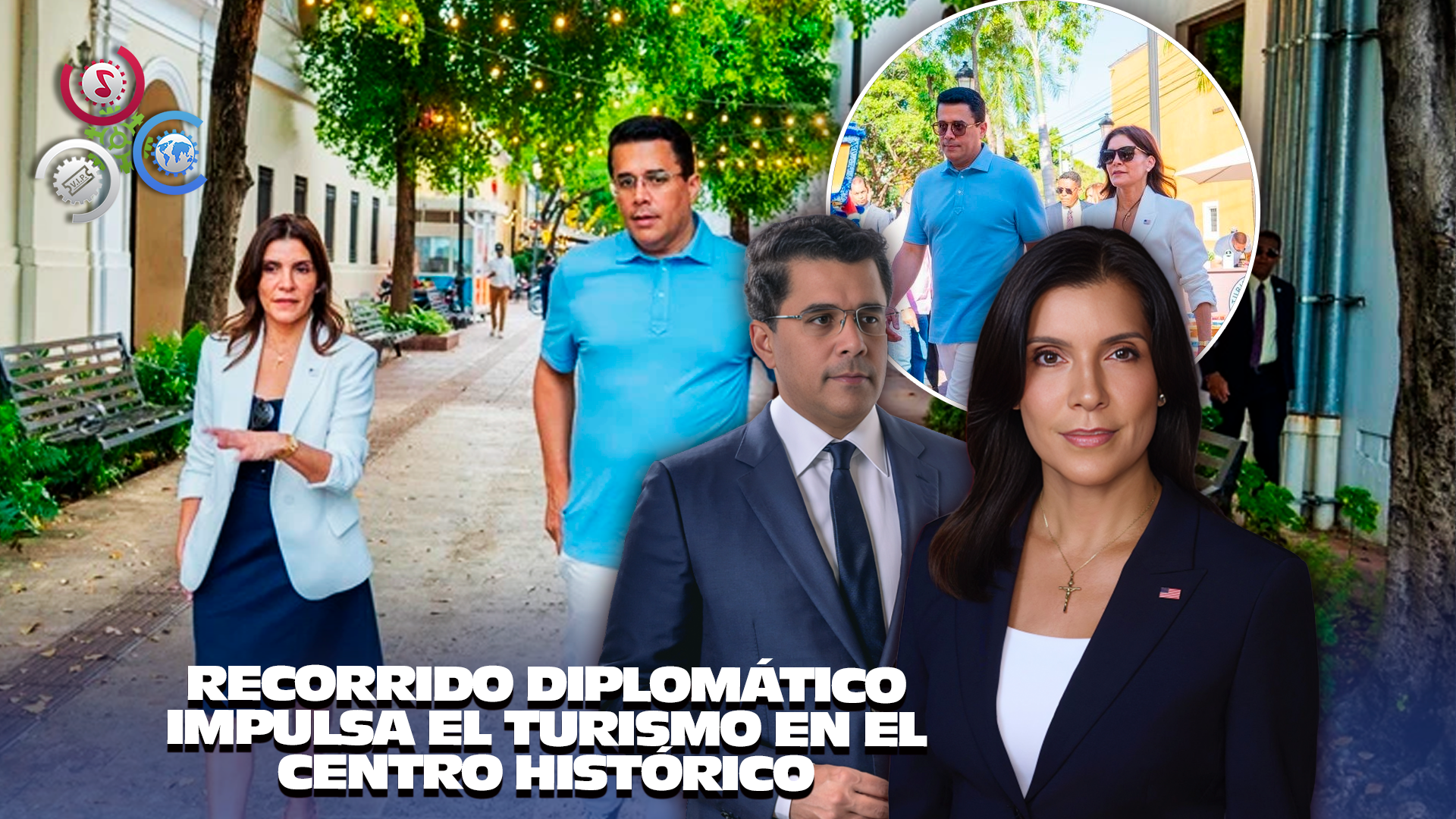 Embajadora De EE. UU. Y David Collado Destacan Atractivos De La Zona Colonial