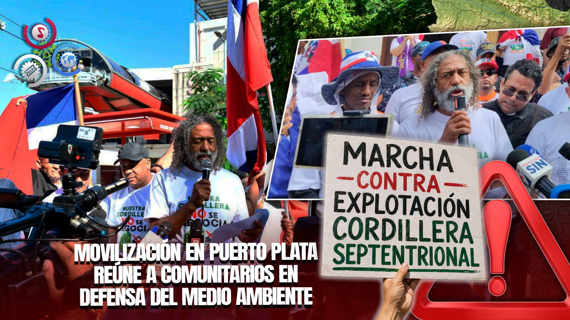 Sacerdotes Y Organizaciones Realizan Caravana En Rechazo A Explotación Minera En La Cordillera Septentrional