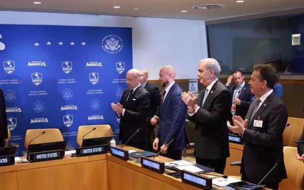 Abinader y Trump se reúnen bajo el Escudo de las Américas
