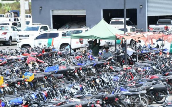 Centenas de motos bloqueadas por la Ley de Tránsito