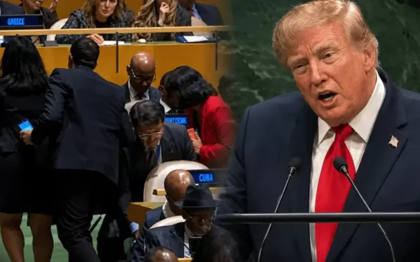 Trump asegura que Cuba «caerá» y la delegación del país abandona la sala