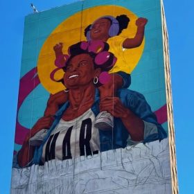 Angurria termina mural gigante en Nueva York tras 14 años
