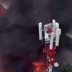 Fuego consume viviendas en Santiago: el pánico desata un caos sin víctimas